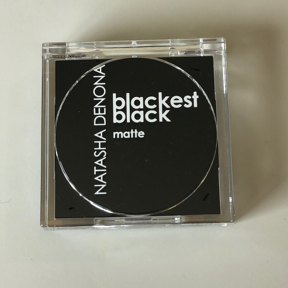 Natasha denona blackest black eyeshadow